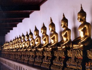A Long Line of BuddhasinThailand